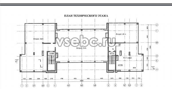 Технический этаж план